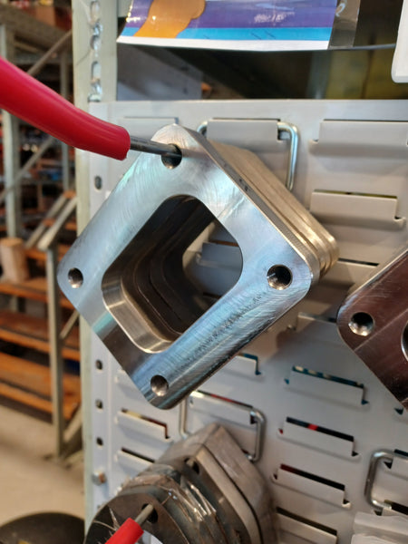 CNC MACHINED THREADED T4 INLET FLANGE M10X1.25
