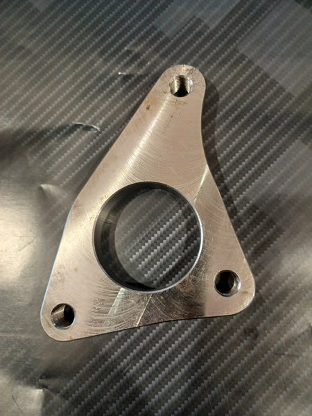 CNC MACHINED THREADED TD04 SUBARU INLET FLANGE M8X1.25