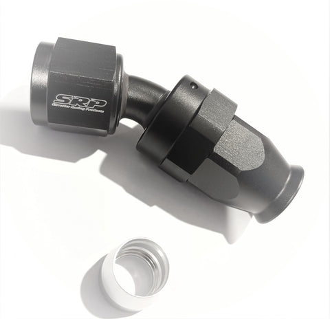 ALLOY PTFE FITTING BLACK 30 degree
