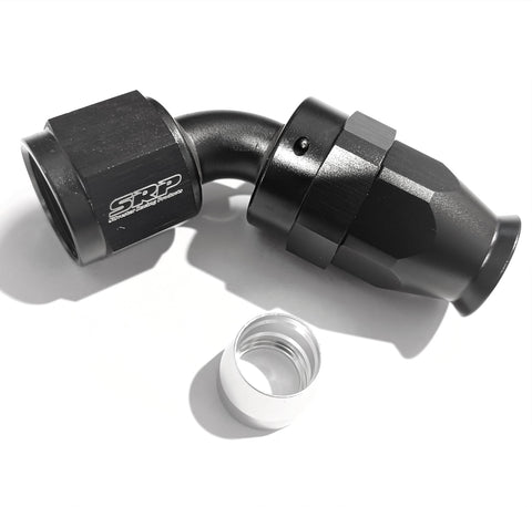 ALLOY PTFE FITTING BLACK 60 degree