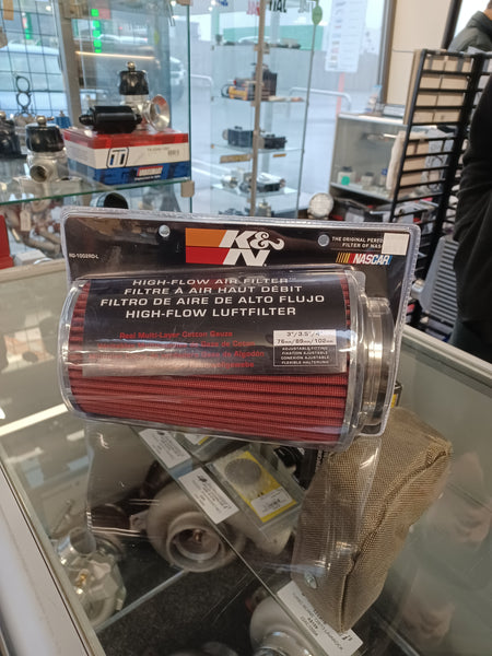 K&N Universal Clamp-On Air Filter LONG - RG1002-L