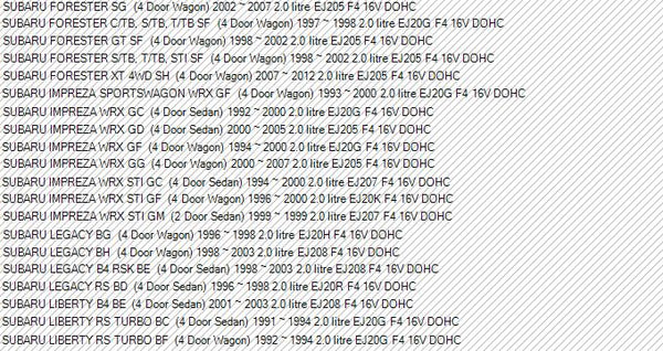 Subaru HD Clutch EJ20G EJ20 91-2002