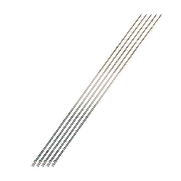 DEI Stainless-Steel Locking Ties - 14" 5-Pack 10202