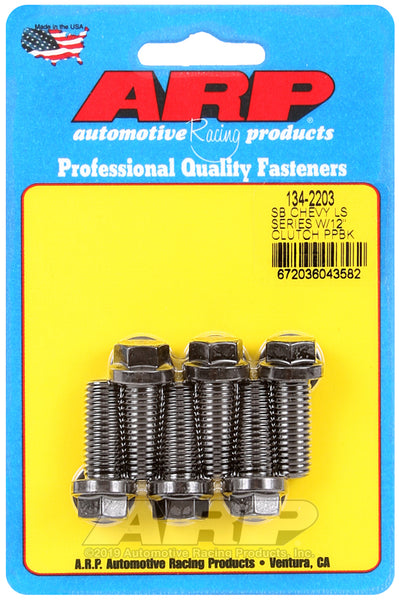 ARP SB CHEVY LS SERIES W/12" CLUTCH PRESSURE PLATE BOLT KIT 134-2203