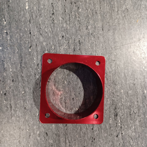 Nissan Airflow Meter to 3.0" Pod Filter Adapter RB20/RB25 Red