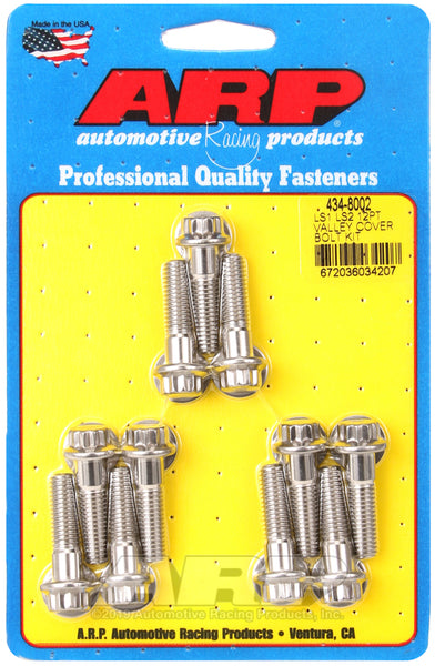 ARP LS1 LS2 SS 12pt valley cover bolt kit 434-8002
