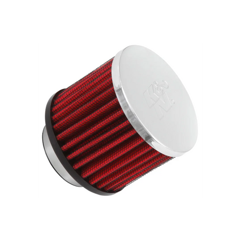 K & N Vent/ Breather Air Filter - Clamp-on - 1-1/2" I.D. Flange - 3" O.D - 2-1/2"H