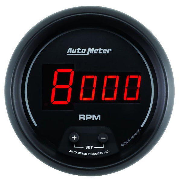 AUTOMETER 3-3/8" IN-DASH tachometer, 0-10,000 RPM, SPORT-COMP DIGITAL 6397