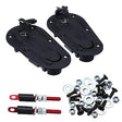 HOOD PIN KIT BLACK / FLUSH MOUNT 2PCS KIT