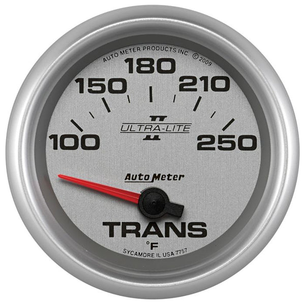 AUTOMETER 2-5/8" TRANSMISSION TEMPERATURE, 100-250 °F, AIR-CORE, ULTRA-LITE II 7757