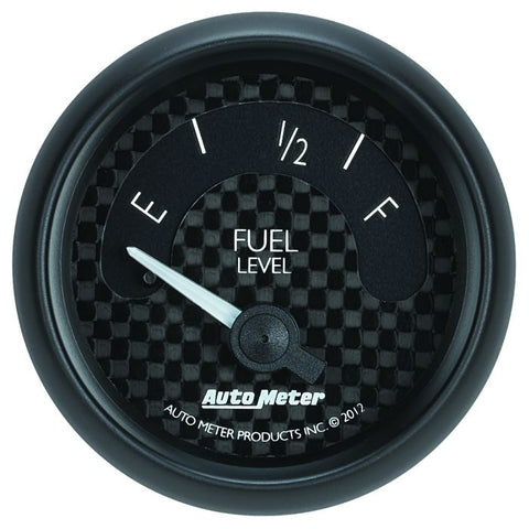 AUTOMETER 2-1/16" Fuel Level 73-10 Ω, AIR-CORE, GT Series 8015