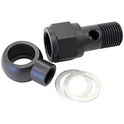 AEROFLOW Oil Pressure Adapter - Steel Suit GM LS Engines With 1/8" NPT Auxiliary Port AF166-05-02