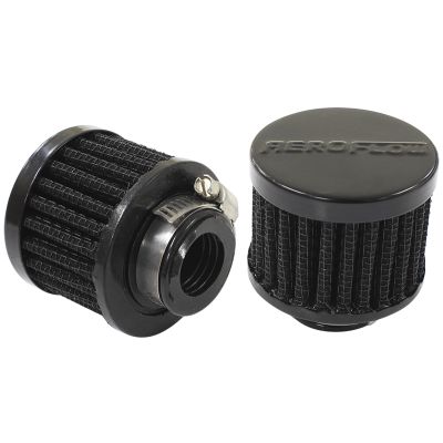AEROFLOW BLACK CLAMP ON BREATHER AF2271-1360