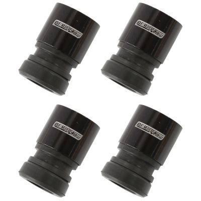 Aeroflow Fuel Injector Short Square Sleeve(4 Pack) Suits Extended Tip Injectors Mitsubishi Evo Lancer
