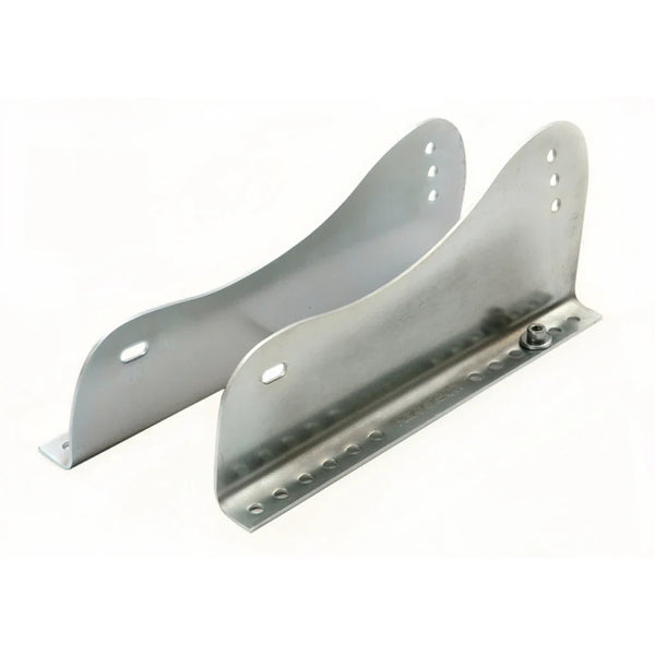 RACETECH SEAT BRACKET STEEL 3MM BRIGHT ZINC PLATED PAIR