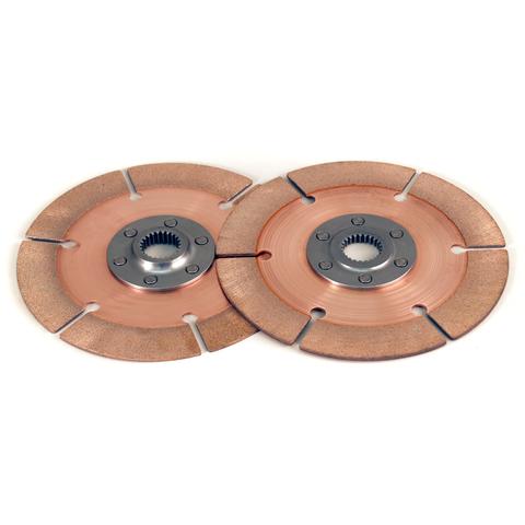 TILTON DISC PACK CERAMETALLIC 7.25" TWIN PLATE 1 3/8 X 10 SPLINE 64185-7-AA-08