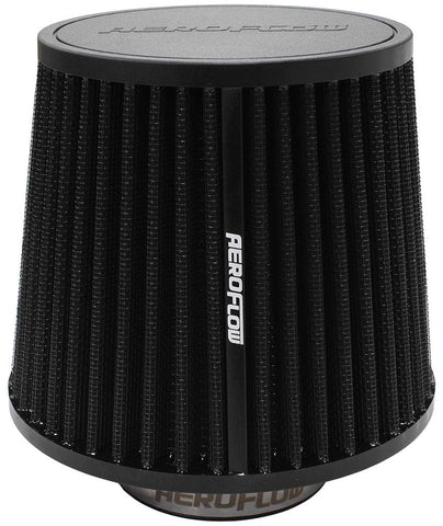 Universal 2-1/4 Clamp On Tapered Pod Filter - Black