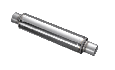 ADR resonator round louve baffle 400mm long x 89mm inlet