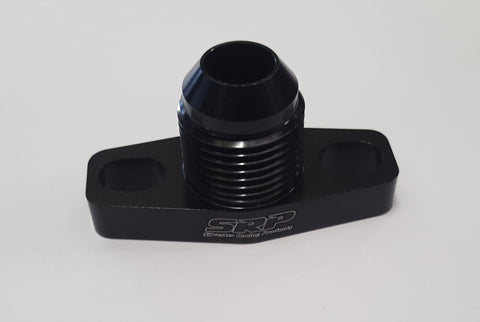 Turbo Oil Drain 42mm PCD -10 Male Thread Fitting Black