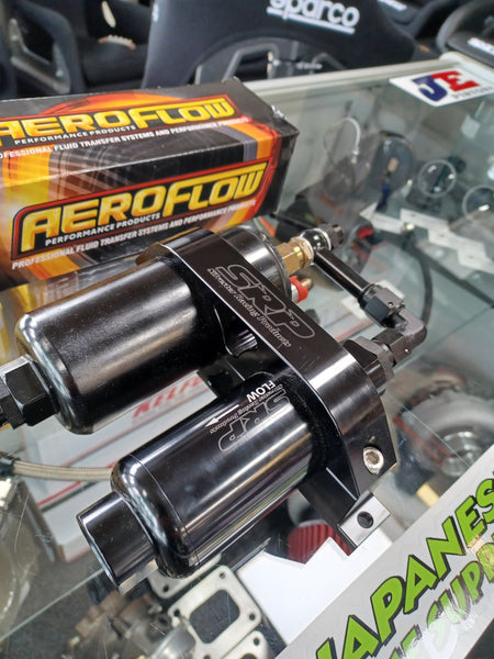 AEROFLOW FUEL PUMP WITH FILTER AND BRACKET WITH FITTINGS
