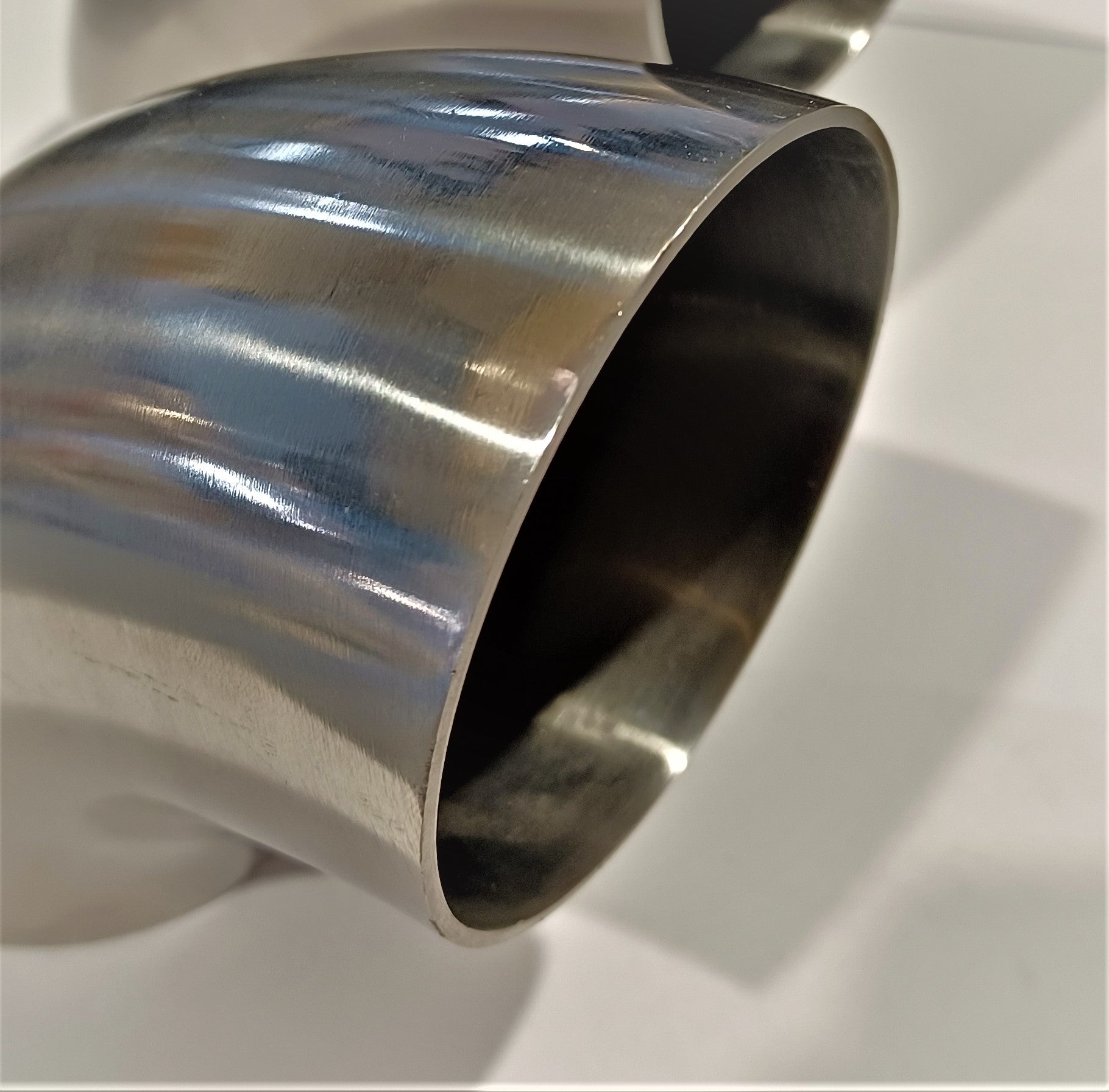 Stainless Steel Exhaust Mandrel Bend - 90 Degree, 38mm Diameter, Performance