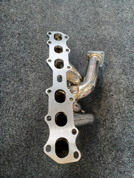 REV9 HP Series Equal Length Turbo Manifold – T4 Stainless Steel For Toyota Supra 2JZ-GTE (HP-MF-2JZ-T4-11G)