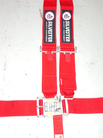 SRPLever Latch 5 Point Harness Red
