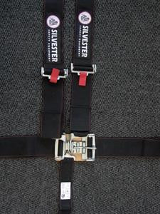 SSE Lever Latch 5 Point Harness Black/Red/Blue SFI